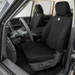 Covercraft® SSC2360COBK Front Row Seat Cover, Black, 1000 Denier Cordura Nylon Fabric, Rugged Tactical, Bucket Carhartt Super Dux SeatSaver Series