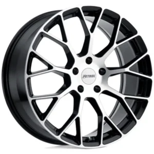 Petrol® 2085P2B405114F76 Aluminum Black Wheel, 20 in. X 8.5 in., 5 x 4.5 in. Bolt Pattern