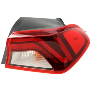 Replacement Passenger Side, Outer LED Tail Light, With bulb(s), Clear & Red Lens, CAPA Certified