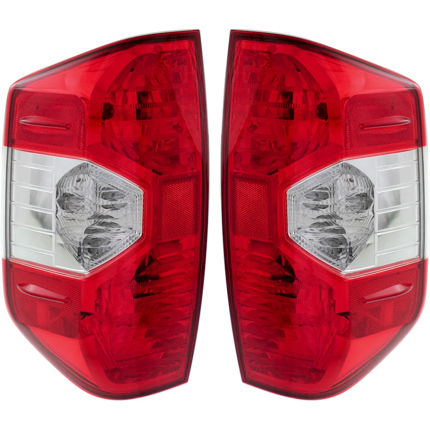 Replacement Driver and Passenger Side Halogen Tail Light, With bulb(s), OE Replacement