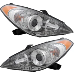 Replacement Driver and Passenger Side Halogen Headlight, With bulb(s), OE Replacement