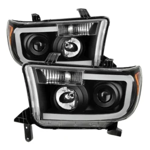 Spyder® 9027888 Driver and Passenger Side Halogen Headlight, With bulb(s), Clear Lens, Black Interior, Xtune Series